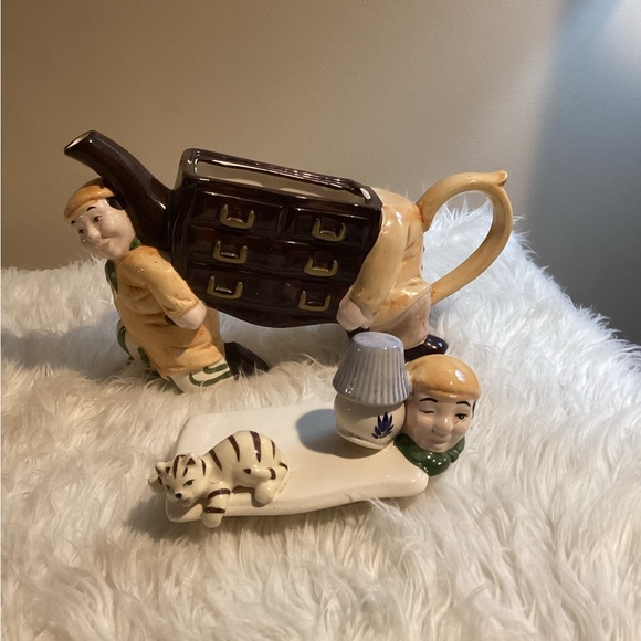 Vintage “Seymour Mann” Ceramic Teapot  Hand-Painted RARE - Picture 2 of 10